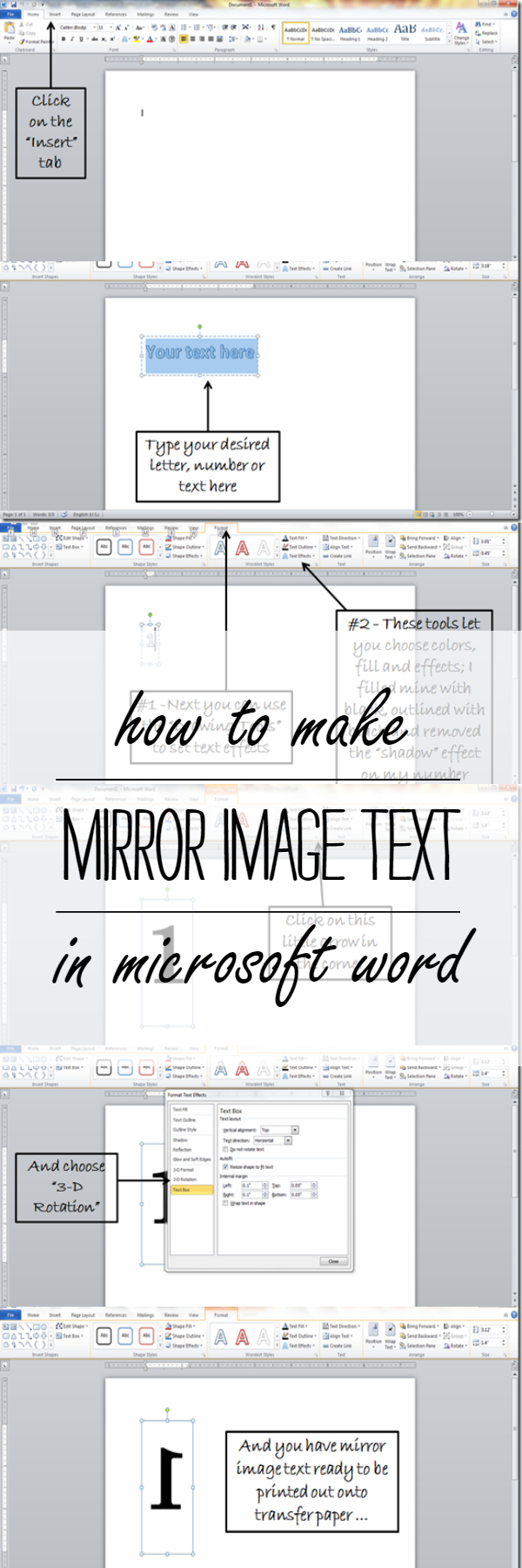 how-to-make-mirror-image-text-in-microsoft-word