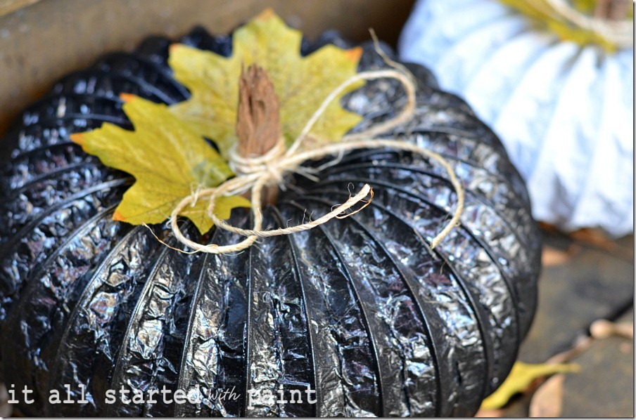 dryer-vent-pumpkin-black-and-white-krylon-spray-paint