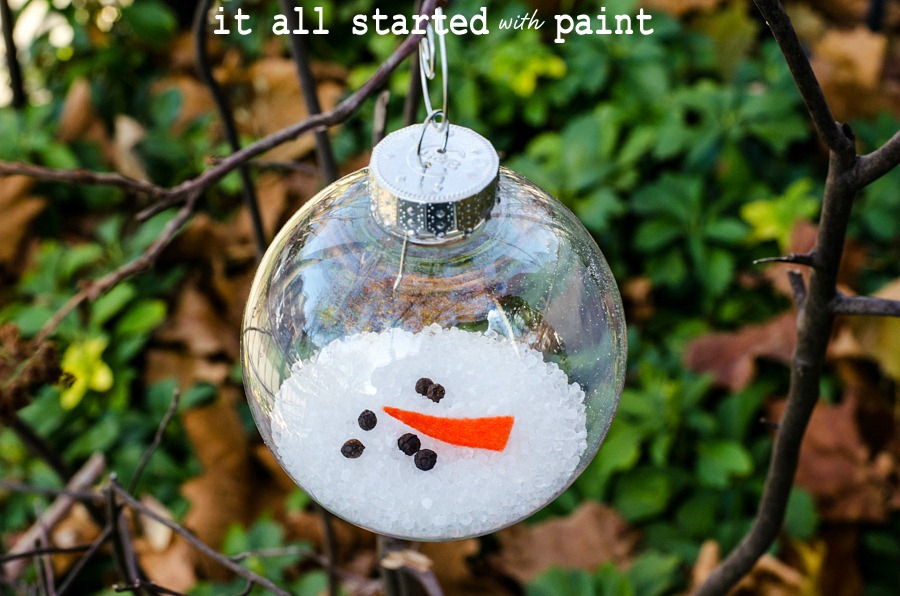 Handmade Cute Christmas Snowman Decor