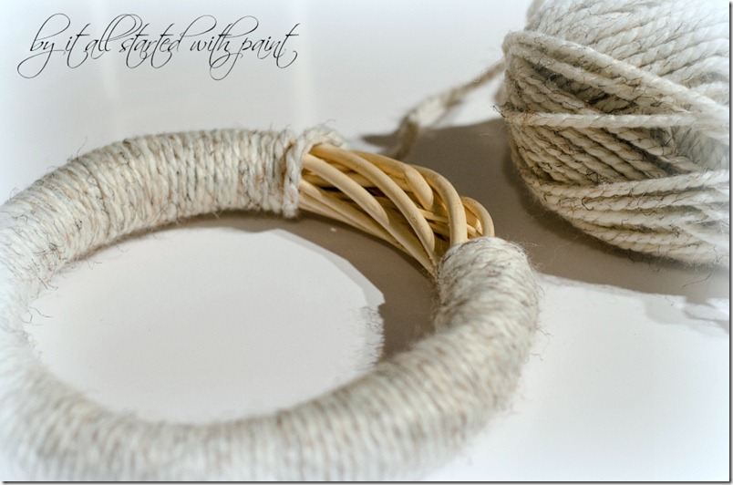 Anthropologie Tufted Wool Wreath How To 2