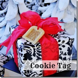Holiday Gift Wrap Ideas Cookie Tag Thistlewood Farms