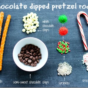 chocolate dipped pretzel rod