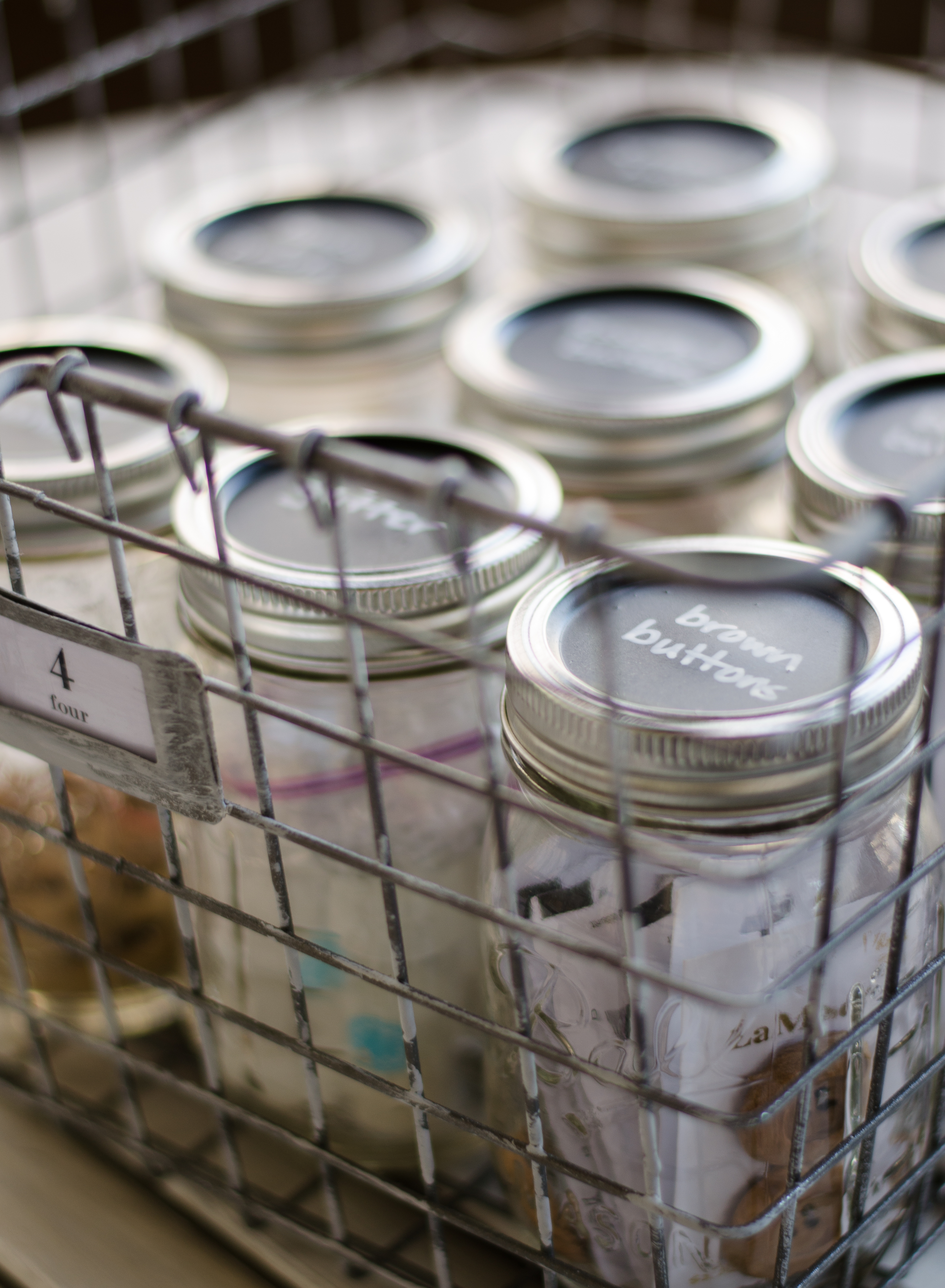 Craft Storage Ideas = Mason Jar Craft Storage