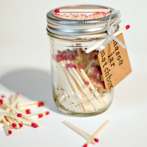 mason jar matchbox