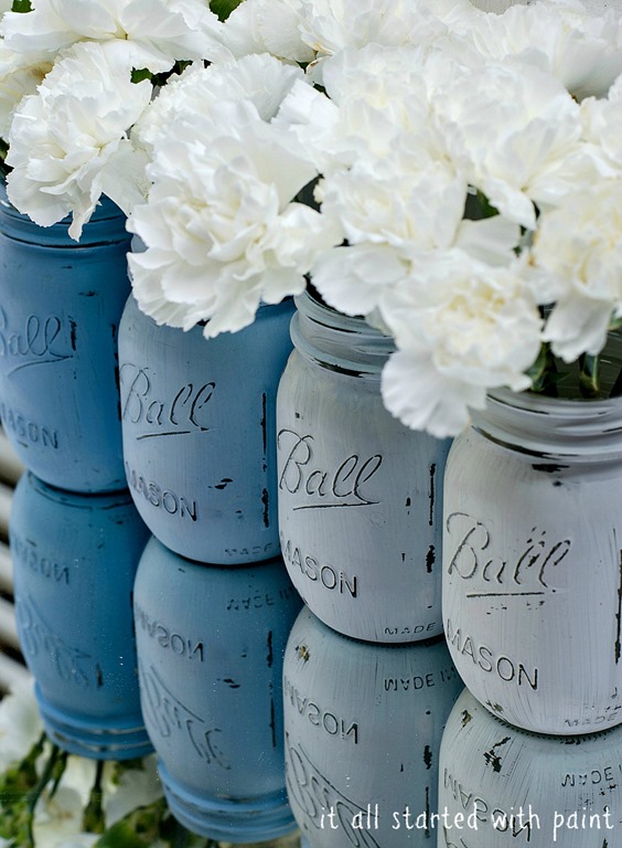 Painted Mason Jars