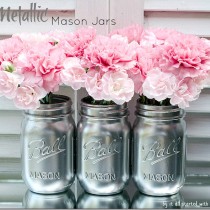 masson-jar-painted-silver