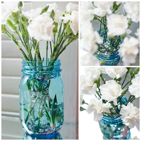 blue-mason-jar-white-flowers