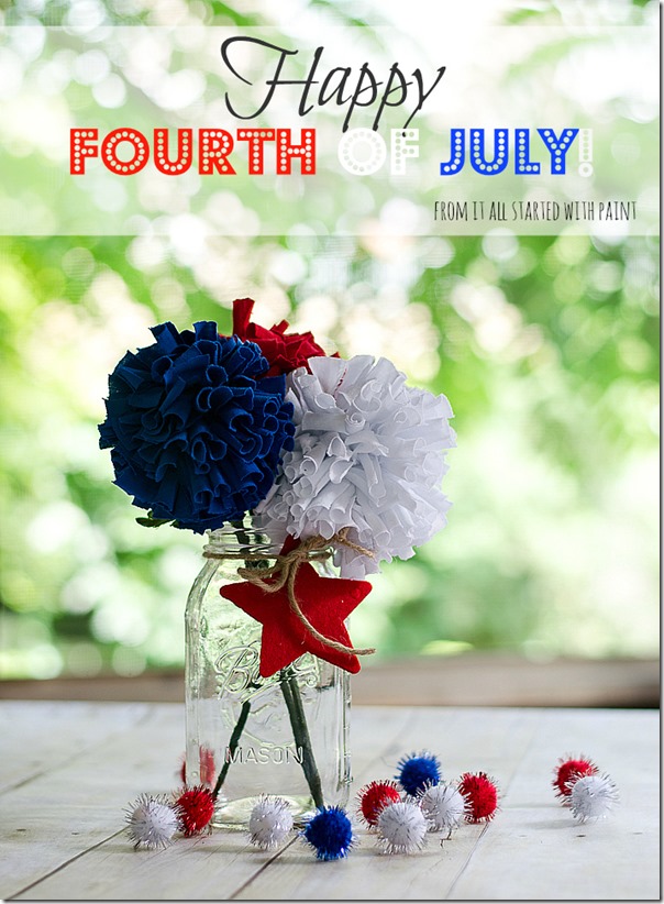 fourth-of-july-centerpiece-mason-jar-fabric-red-white-blue-flower