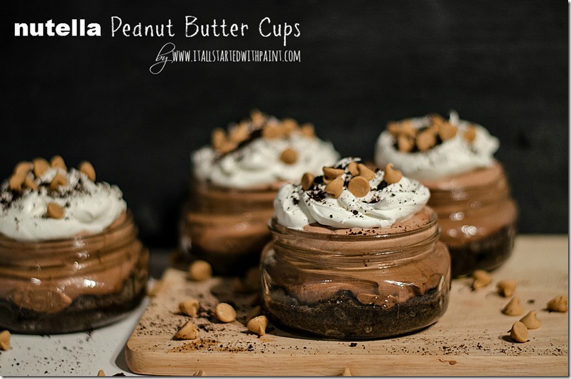 Nutella Dessert Recipe in Mason Jars