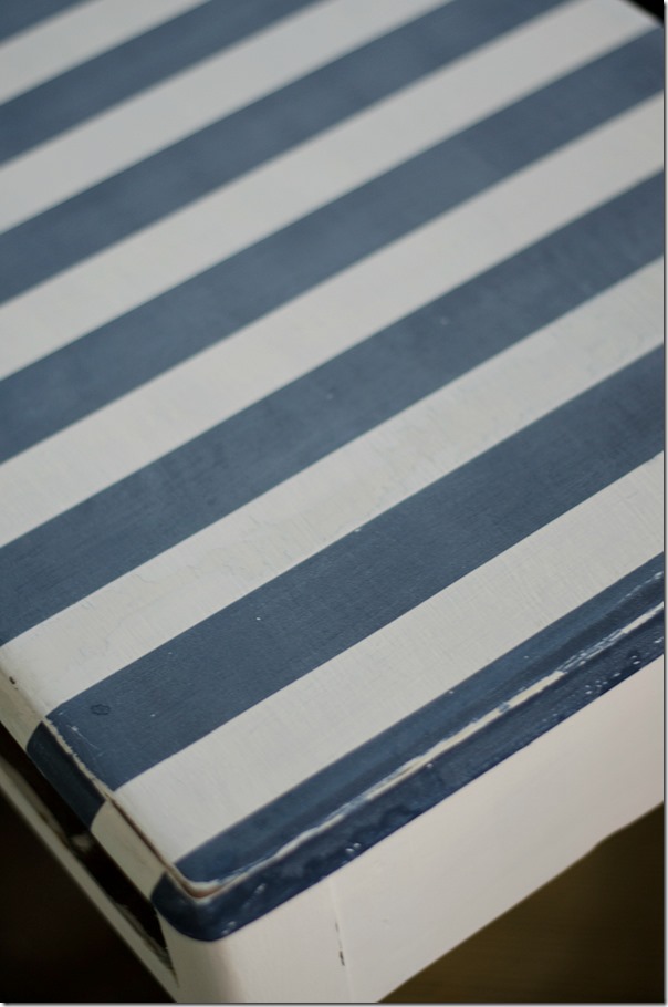 how to paint stripes on table top-11