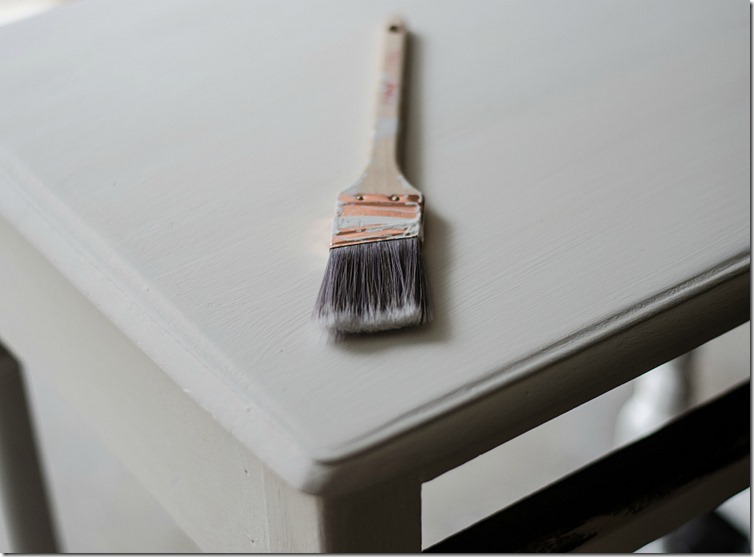 how to paint stripes on table top