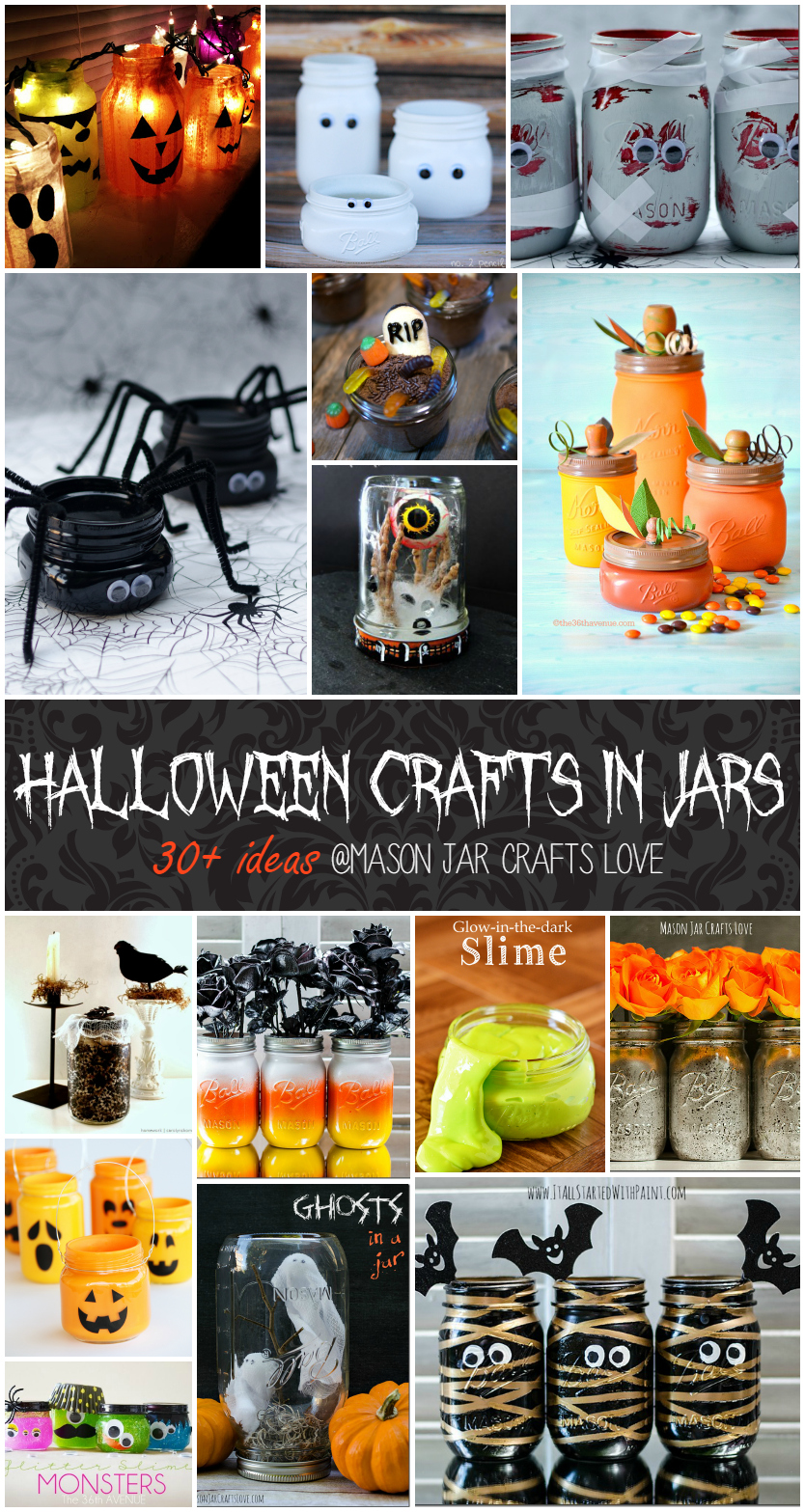Mason Jar Craft Ideas for Halloween