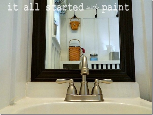 Powder Room Makeover After Faucet