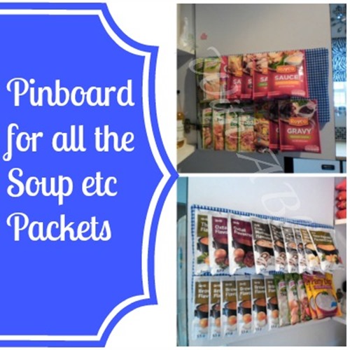 Soup-Packets-Pinboard