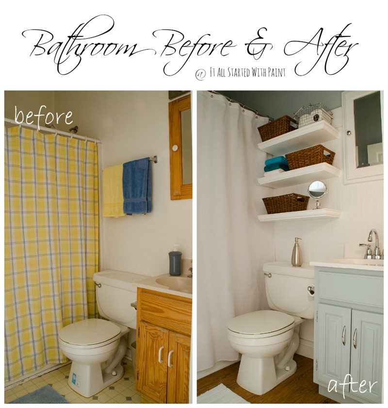 Blue And White Bathroom Small Space Solutions