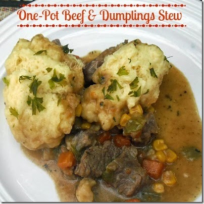 One-Pot Beef & Dumplings Stew