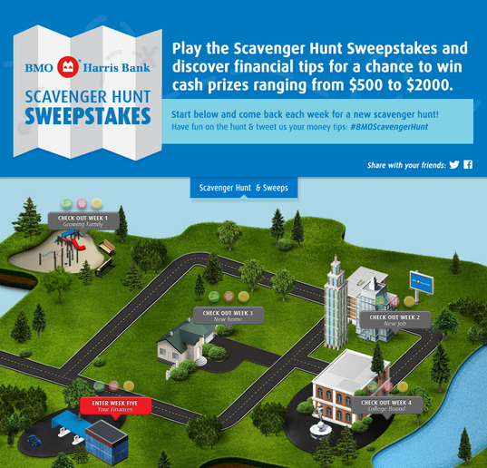 BMO Scavenger Hunt Sweepstakes