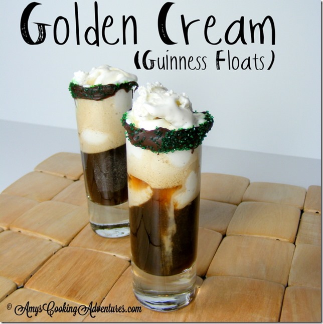 Golden Cream Guinness FLoat © AmysCookingAdventures.com