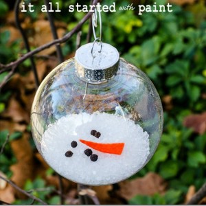 snowman ornament