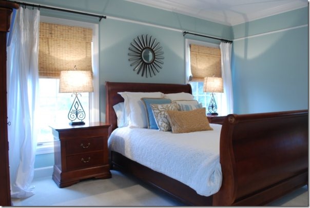 blue-brown-bedroom Sweet Chaos Design