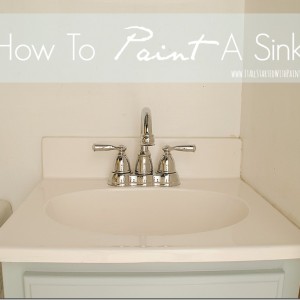 paint sink