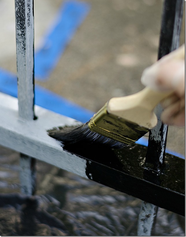 Painting A Wrought Iron Fence