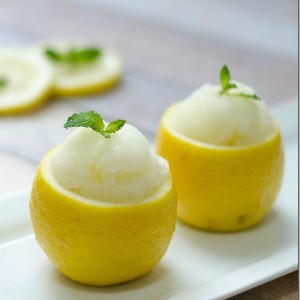 lemon sorbet recipe no ice cream maker