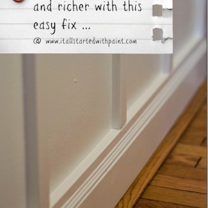 baseboard quick fix