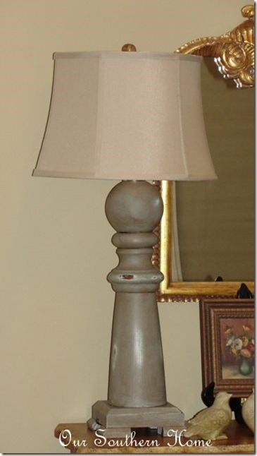 chalkpaint-lamp-makeover Our Southern Home