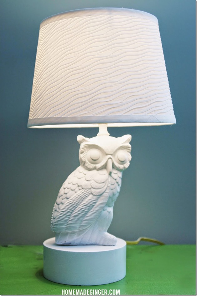 owl-lamp-makeover Home Made Ginger