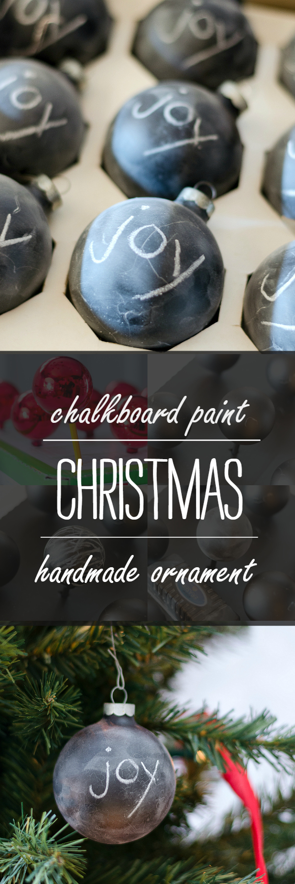 Handmade Ornament Ideas with Chalkboard Paint