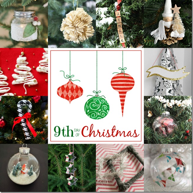 12 bloggers + 12 Days of Christmas = 144 Handmade Christmas Ornaments