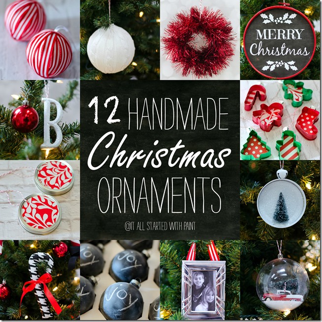 Handmade Christmas Ornament craft ideas. Christmas craft ideas. Easy ornaments to make at home. Kid crafts ideas for Christmas. Christmas kid crafts with ornaments.