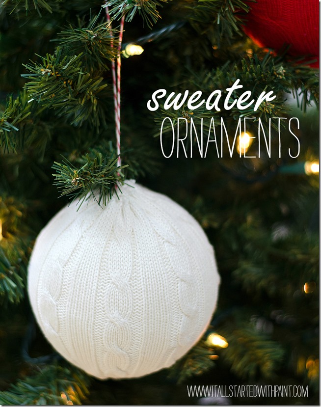 SWEATER SLEEVE CHRISTMAS TREES Mad in Crafts