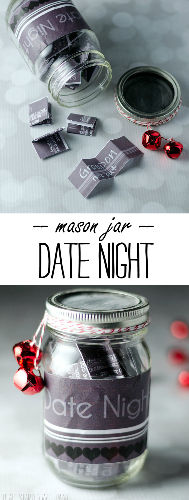 Date Night in Jar - Mason Jar Craft Ideas