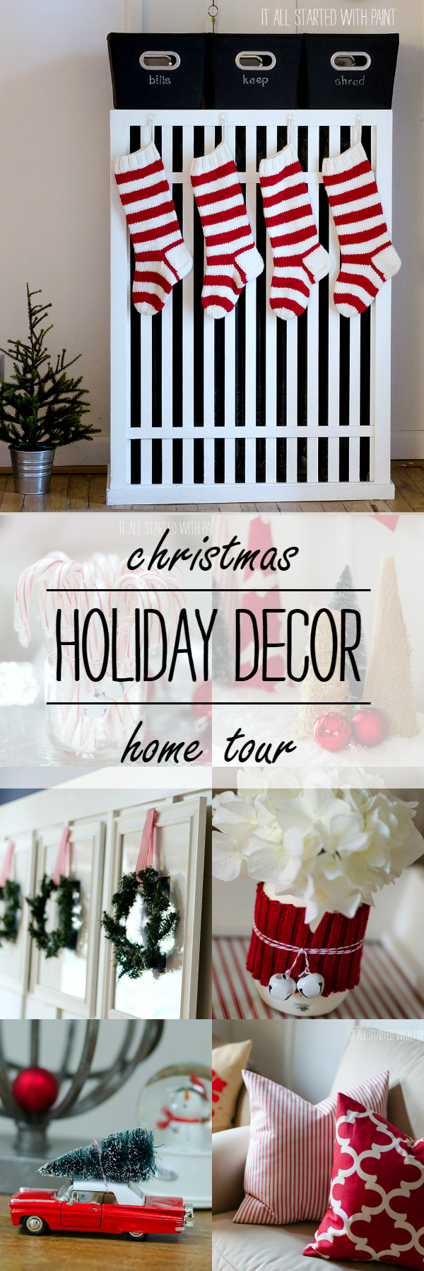 Christmas Decorating Ideas Using Red and White