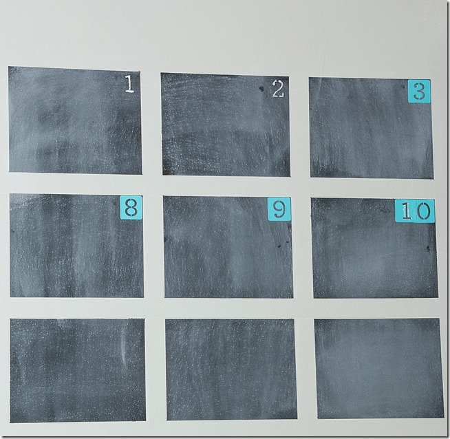 how-to-paint-chalkboard-calendar-on-the-wall 2-4