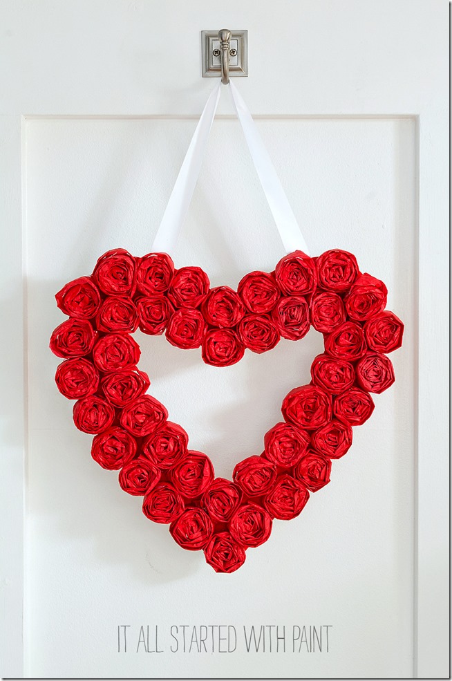 tissue-paper-rosette-valentine-day-wreath 3 2