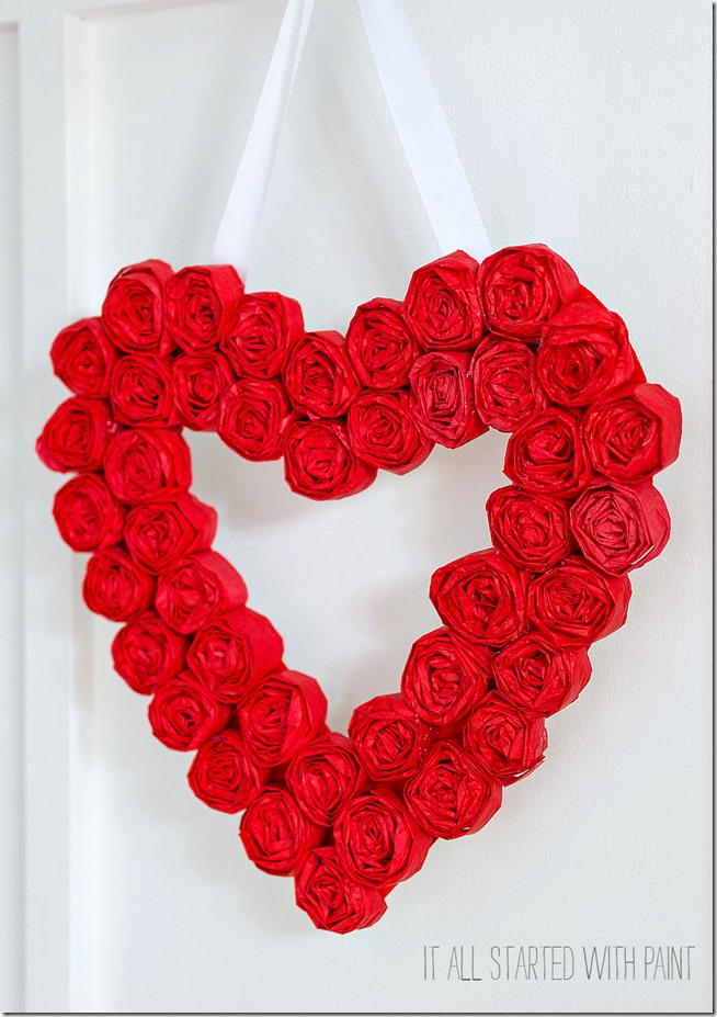 tissue-paper-rosette-valentine-day-wreath-5 2