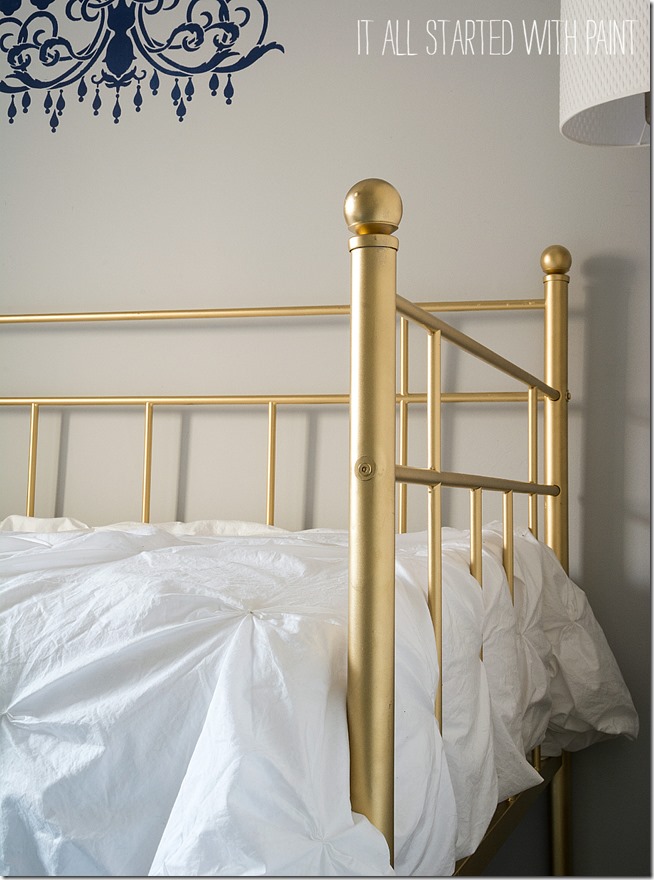 gold-painted-bed-spray-painted-with-rustoleum-metallic-gold 2
