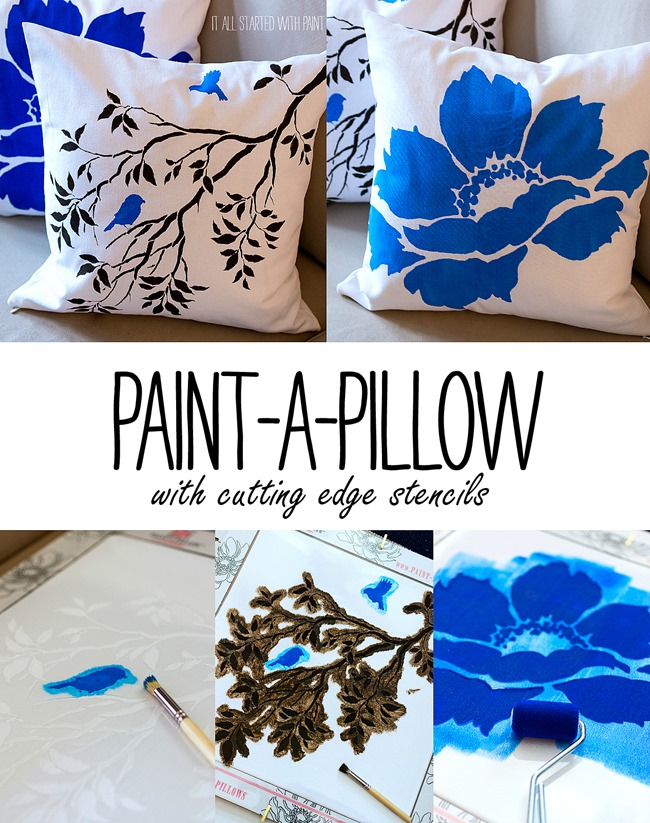 paint-a-pillow-cutting-edge-stencils @it all started with paint