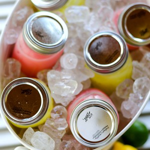 mason jar mixed drink mixers