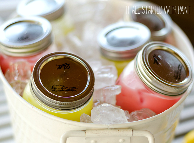 Mason Jar Mixed Drink Mixers