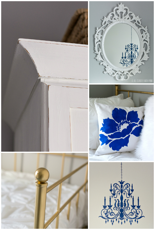 Gold Bed Frame … Spray Painted! - It All Started With Paint