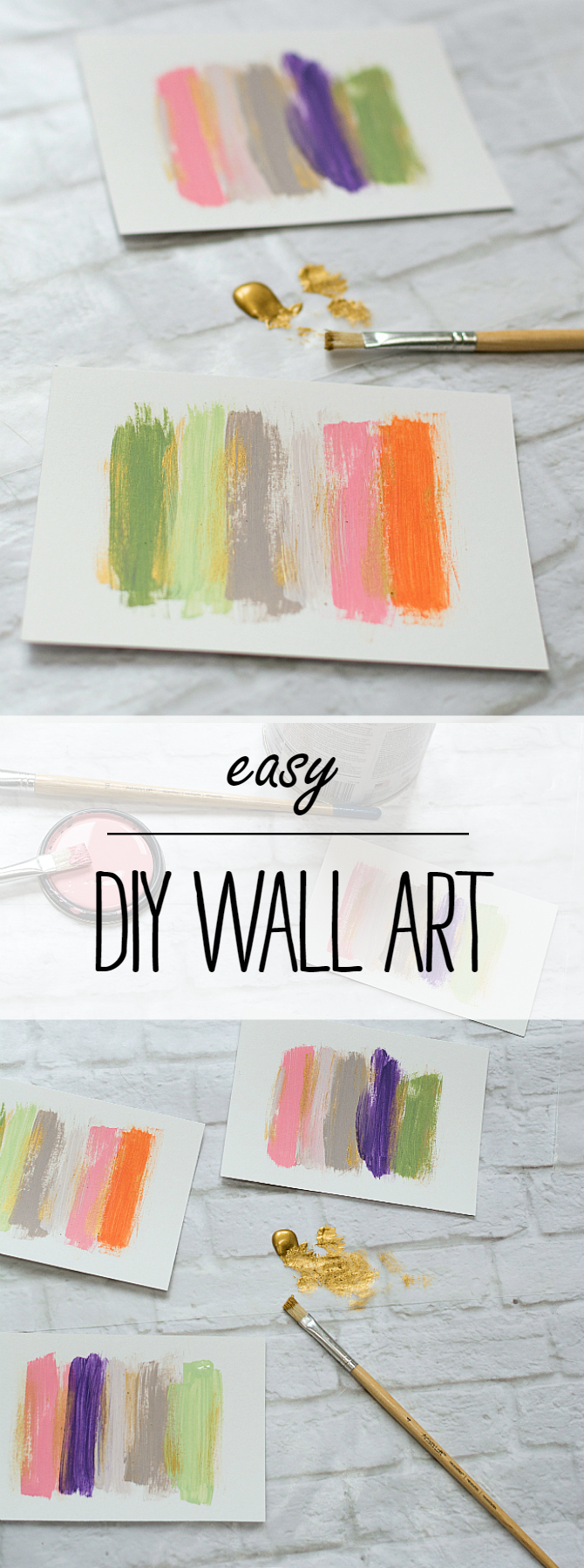 How To Make Easy DIY Wall Art with Paint