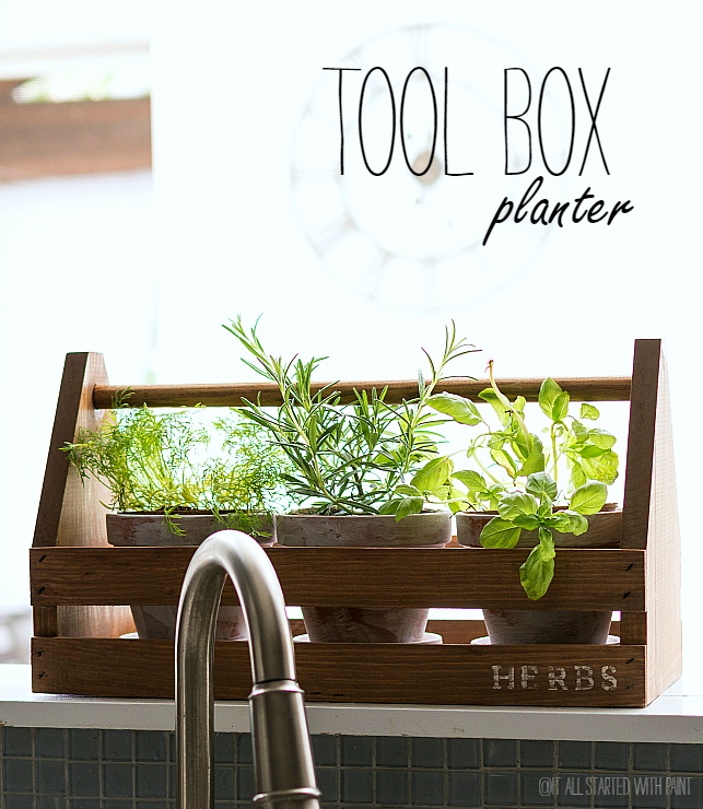 Tool Box Turned Planter