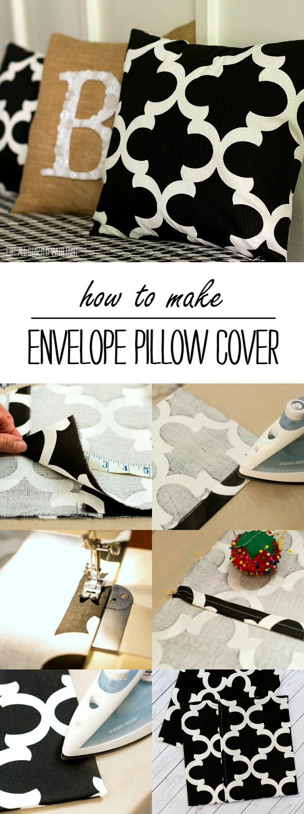 How To Make Envelope Pillow Covers