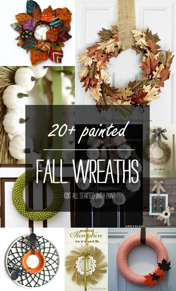 Painted Fall Wreaths