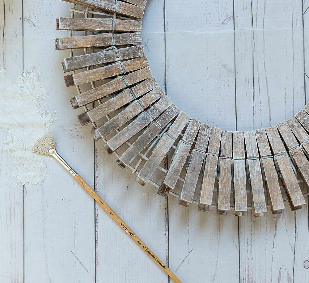 Clothespin Wreath How To