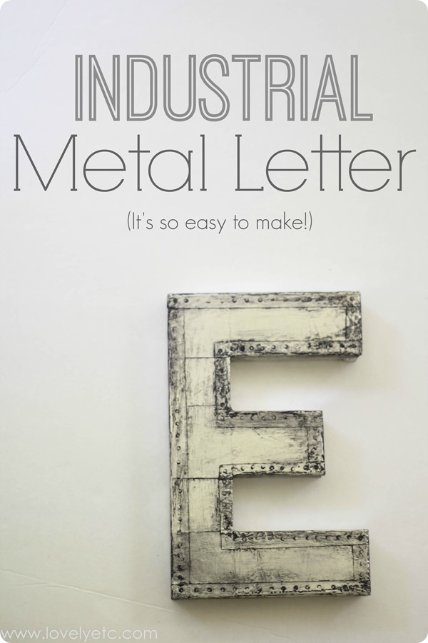 Metal Letter DIY